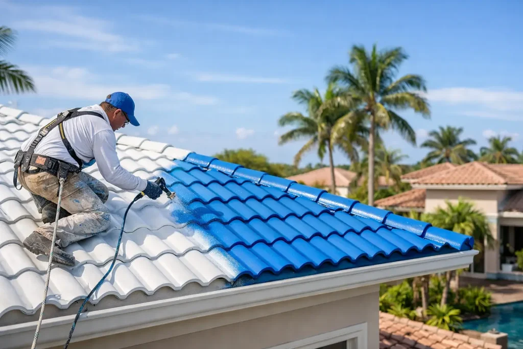 Residential Roof Painting for South Florida Homes